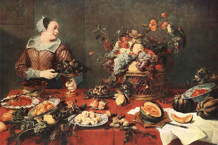 Frans Snyders The Fruit Basket Norge oil painting art